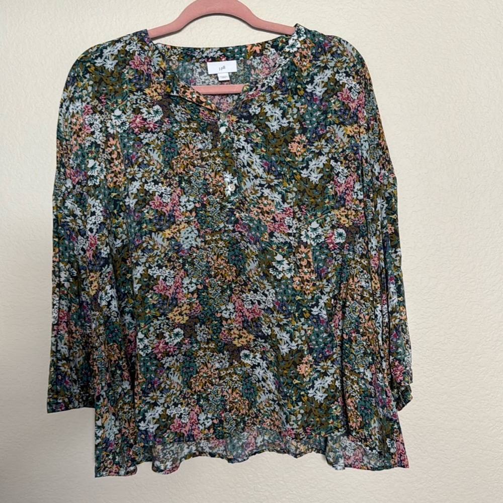 J-Jill Floral Blouse